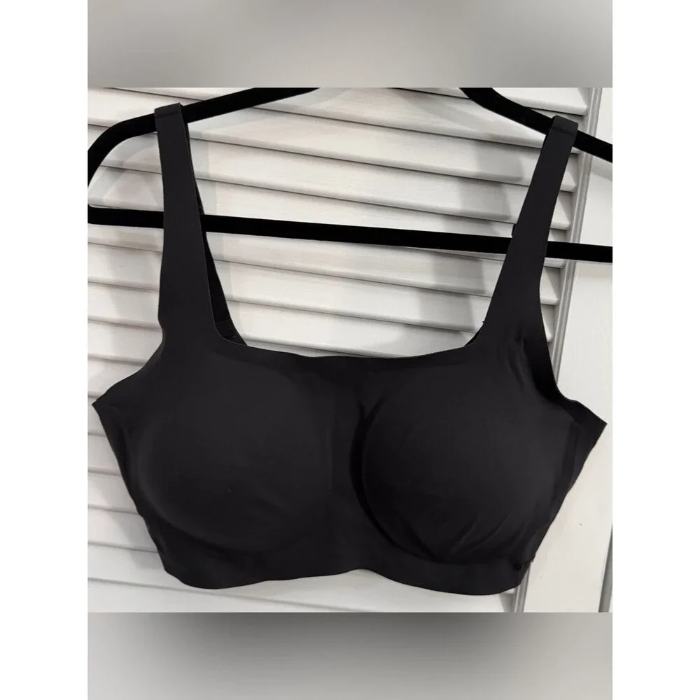 Skims Naked Scoop Bralette Black Size XL Kim Kardashian Loungewear